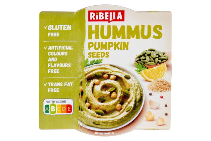 RiBella Hummus csicseriborsó krém tökmaggal 200 g