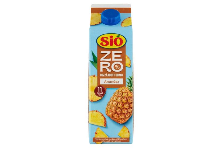 Sió Zero édesítőszerekkel készült ananász gyümölcsital 1 l