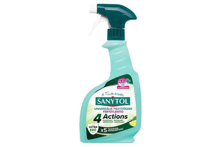 Sanytol 4 Actions Lime Pure univerzális fertőtlenítő tisztítószer 500 ml