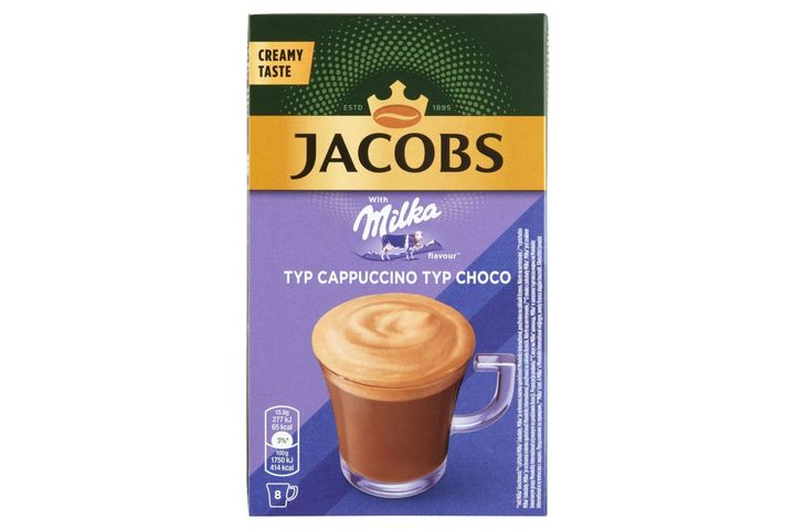 Jacobs Cappuccino Milka Chocolate Flavour | 8 x 15.8 g