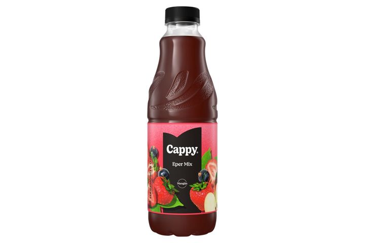 Cappy Eper mix gyümölcsital gyümölcslével és gyümölcspürével cukorral és édesítőszerekkel 1 l