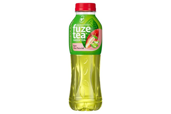 Fuze Tea szénsavmentes eper-aloe vera-ízű üdítőital zöld tea kivonattal 500 ml
