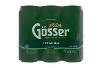 Gösser Premium minőségi világos sör 5% 6 x 500 ml