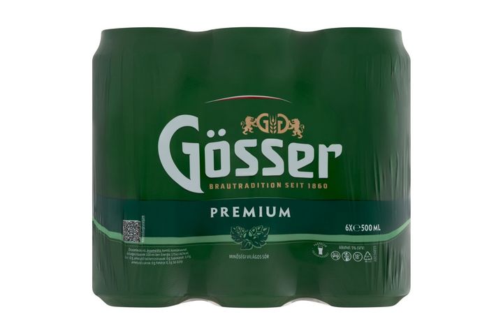 Gösser Premium minőségi világos sör 5% 6 x 500 ml