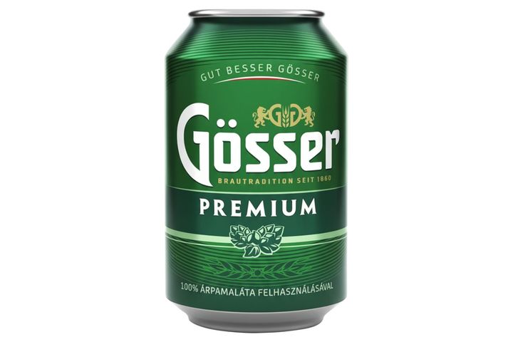 Gösser Premium minőségi világos sör 5% 330 ml