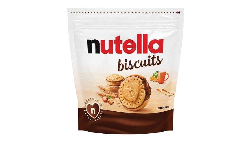 Nutella Biscuit kakaós mogyorókrémmel töltött keksz 193 g