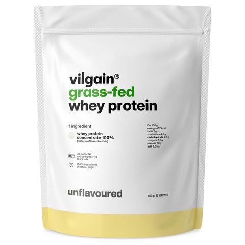 Vilgain Grass-Fed Whey Protein bez příchutě | 1000 g