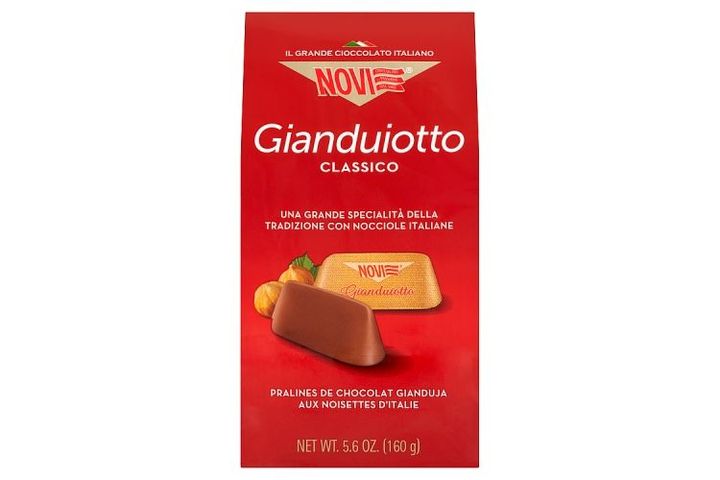 Novi Gianduiotto Classico mogyorós tejcsokoládé praliné 160 g