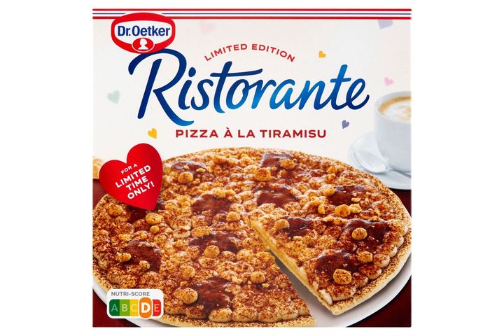Dr. Oetker Ristorante Pizza à la Tiramisu gyorsfagyasztott édes pizza mascarpone krémmel 269 g