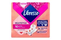 Libresse Ultra Multistyle szárnyas egészségügyi betét, minden fehérneműhöz 10 db