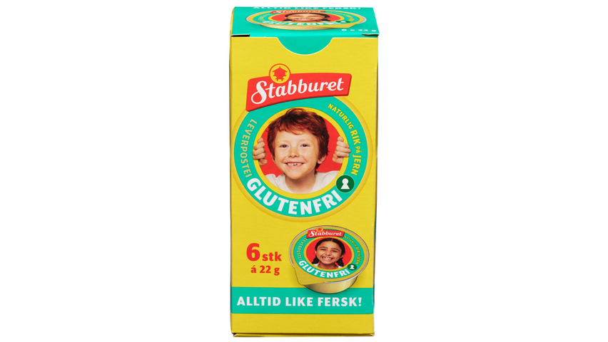 Stabburet Leverpostei Glutenfri | 6 x 22g