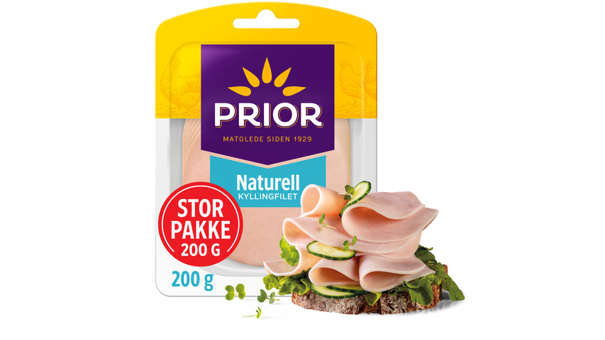 Kyllingfilet Naturell 200g Prior