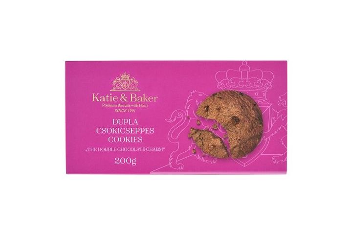 Katie & Baker Dupla csokicseppes cookies 200 g
