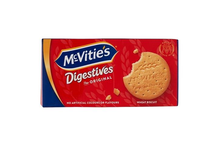 McVitie's Digestive Original teljes kiőrlésű gabonával készült keksz 250 g