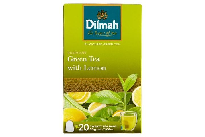 Dilmah Premium Green Tea with Lemon 20 Tea Bags 30 g