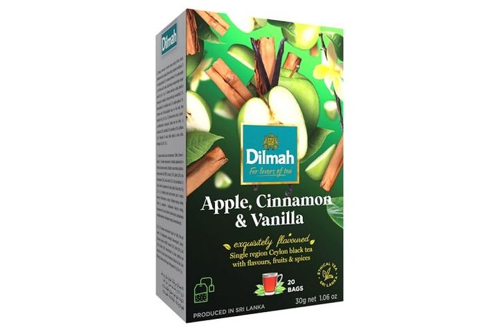 Dilmah Apple, Cinnamon & Vanilla Aroma Ceylon Black Tea 20 Tea Bags 30 g