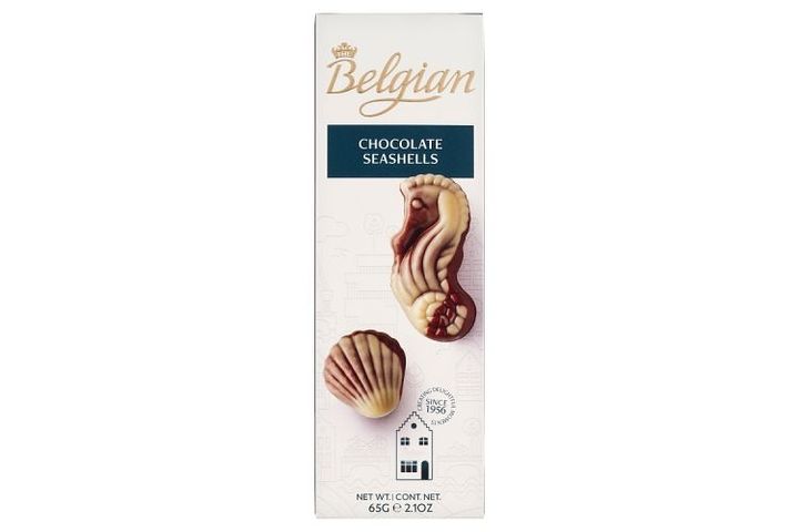 The Belgian Chocolate Seashells belga csokoládé praliné 7 db 65 g