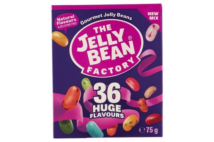 The Jelly Bean Factory 36 Huge Flavours Box Jelly Beans 75 g
