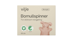 Vilje Bomullspinner Økologisk | 60stk