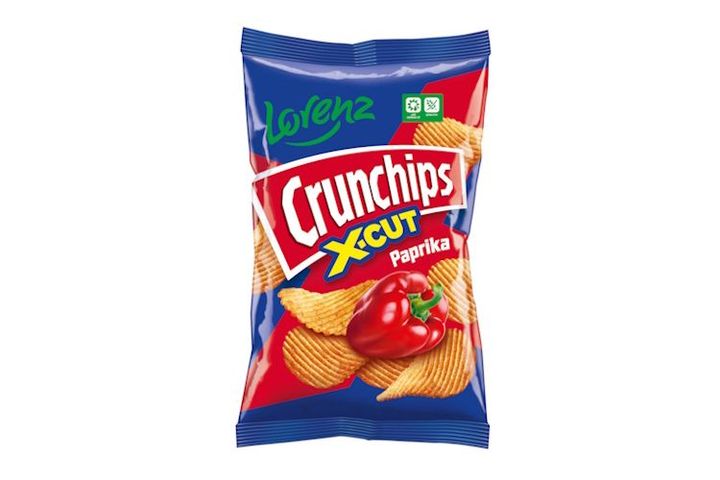 Lorenz Crunchips X-cut paprika 75g