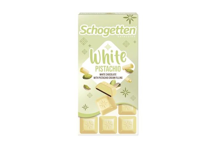 Schogetten csokoládé 100g - Blonde Pisztácia