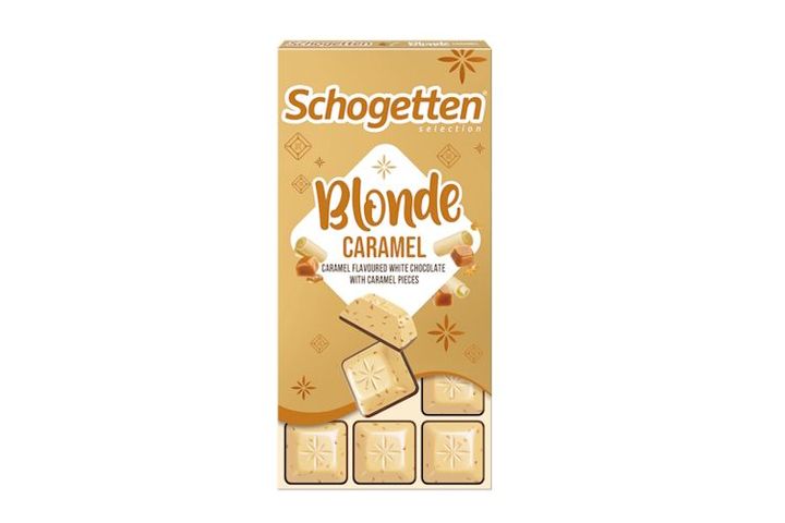 Schogetten csokoládé 100g - Blonde Karamell