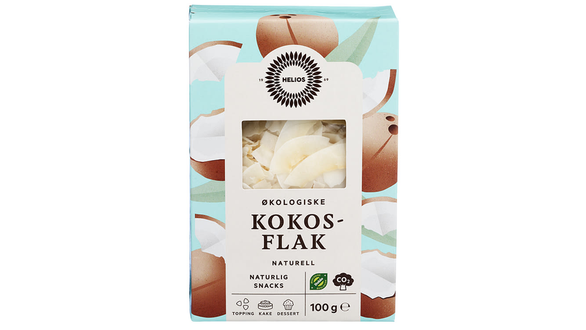 Helios Kokosflak Økologisk | 100g