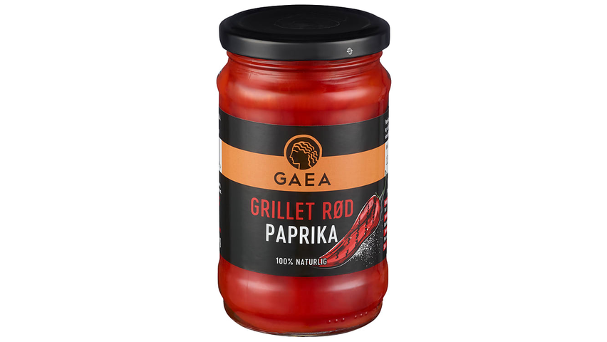 Gaea Paprika Grillet Rød | 290g