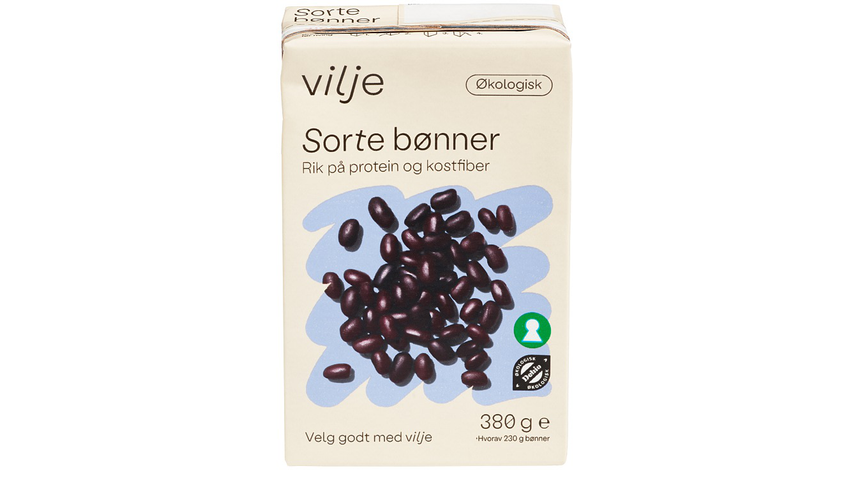 Vilje Bønner Sorte Økologisk | 380g
