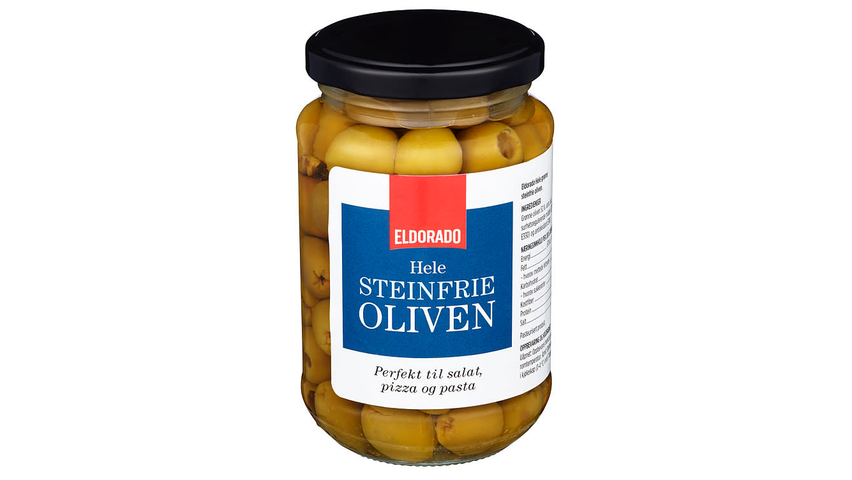 Eldorado Oliven Grønn u/Sten | 335g