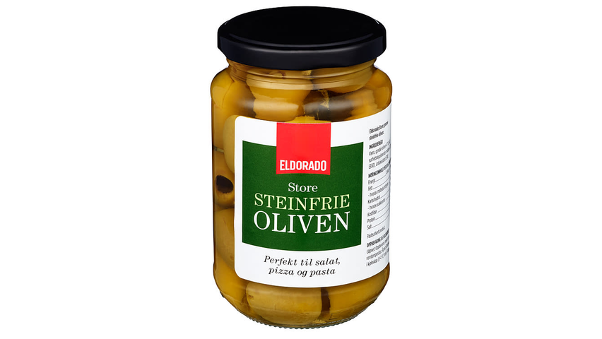 Eldorado Oliven Grønne Store u/Sten | 340g