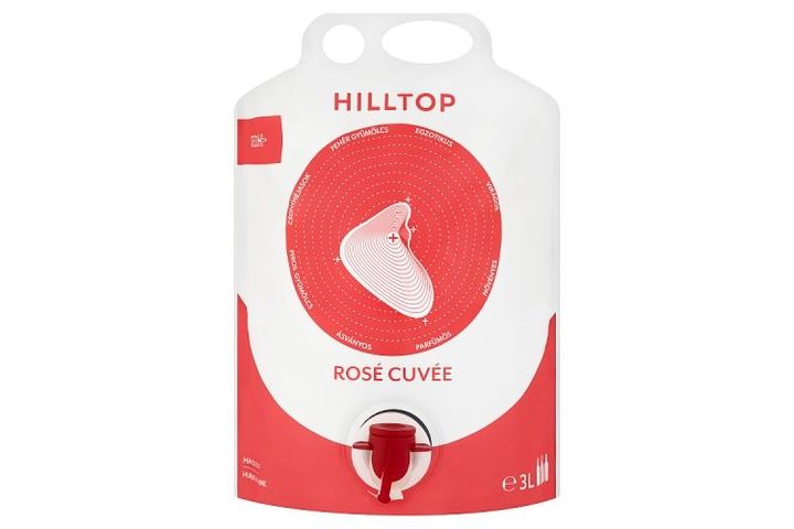 Hilltop Bortarisznya Dunántúli Rosé Cuvée száraz rozébor 13% 3 l