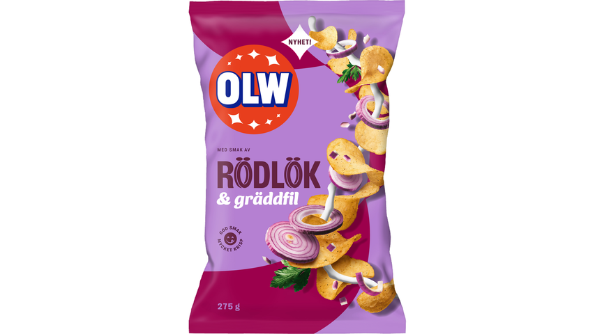 Olw Rödlök & Gräddfil 275g