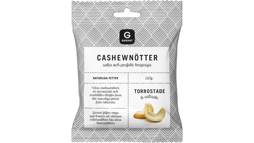Garant Cashews Roasted Salted 110g