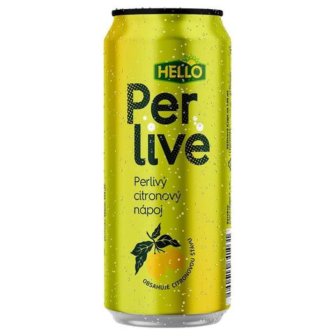 Hello Perlivé Citronový perlivý nealkoholický nápoj | 330 ml