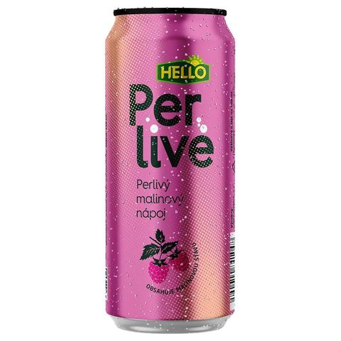 Hello Perlivé Malinový perlivý nealkoholický nápoj | 330 ml