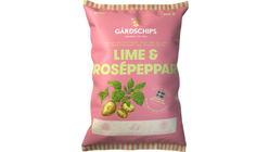 Gårdschips Lime & Rosépeppar 150 g