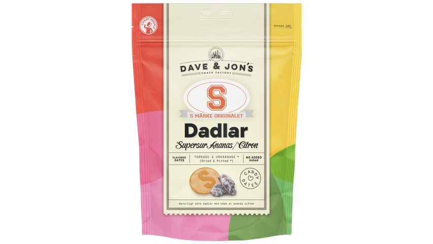 DAVE & JON'S Dadlar 125 g