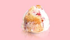Eiskugel Cardinal Vanille