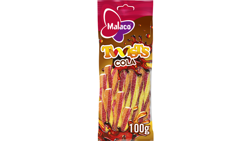 Malaco Cola Twists 100g