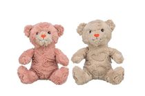 Valentine's Day plush Teddy bear, 1 piece, 24cm, pink or beige color