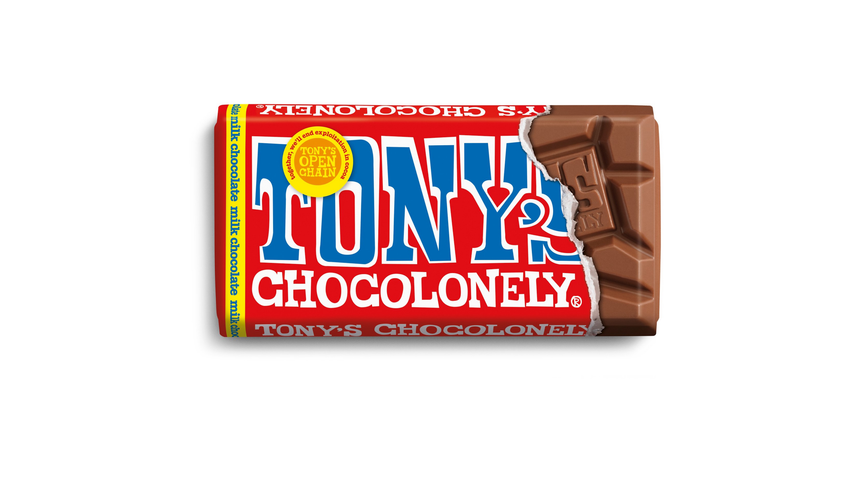 Tony's Chocolonely Mjölkchoklad 90g