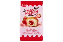 Mrs. Muffin mini muffinok eperlekvár-töltelékkel 200 g