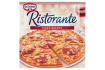 Dr. Oetker Ristorante Pizza Salame gyorsfagyasztott pizza szalámival és sajttal 320 g