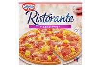 Dr. Oetker Ristorante Pizza Diavola gyorsfagyasztott pizza csípős szalámival, chili paprikával 350 g
