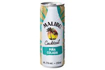 Malibu Piña Colada fehér rum, ananász és kókuszlikőr gyümölcslé koktél 5% 250 ml