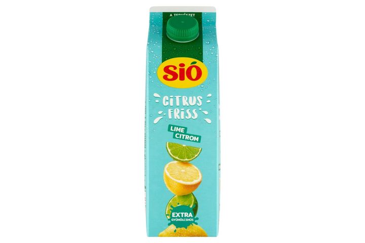Sió Citrus Friss lime-citrom gyümölcsital gyümölcshússal 1 l