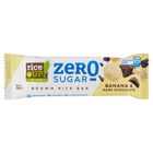 RiceUp! Zero Sugar wholegrain dark chocolate brown rice bar with banana flavour 18 g
