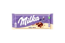 Milka Bubbly White alpesi tejcsokoládé levegőbuborékos fehércsokoládé töltelékkel 95 g
