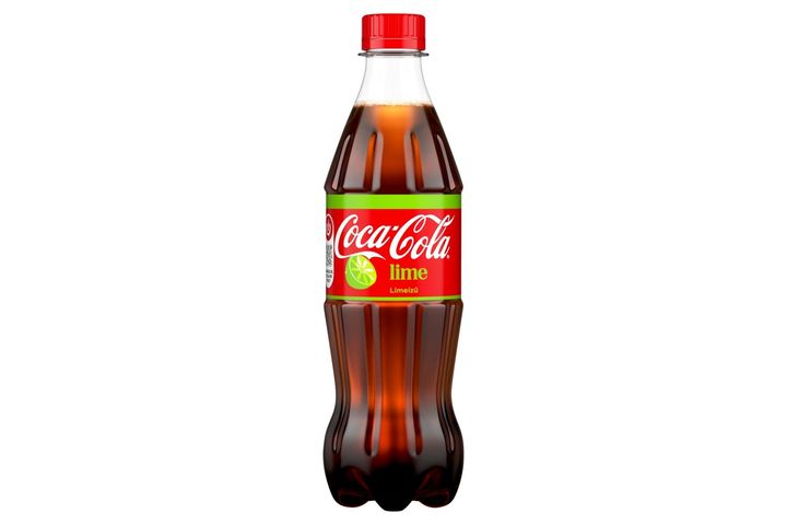 Coca-Cola Lime cola-és limeízű szénsavas üdítőital 500 ml